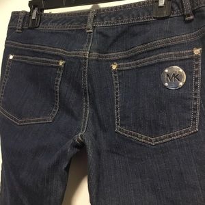 “MICHAEL KORS” Dark Jeans, Sz 8, Straight Leg
